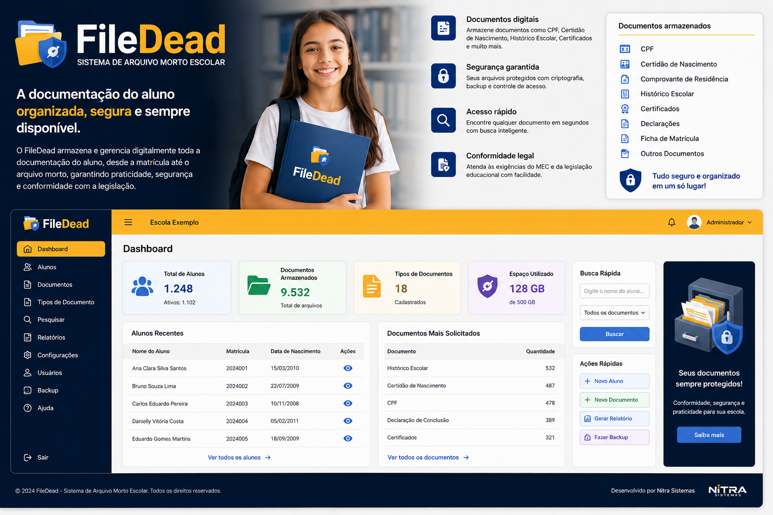 Sistema FileDead (Arquivo Morto)